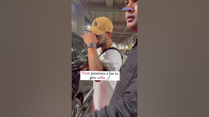 Virat Kohli Promises His Fan To Give Selfie  Next Time When He’s Travelling | Virat Kohli | #shorts