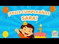Feliz Cumpleaños Sara 🎉 Canción Personalizada con Nombre para Niños | Global Kids