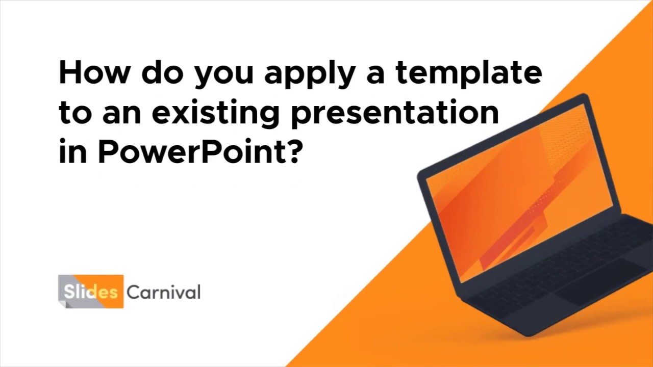 how to change powerpoint template in existing presentation