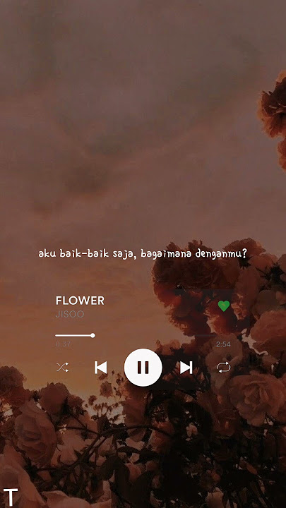 JISOO - FLOWER (Sub Indo)