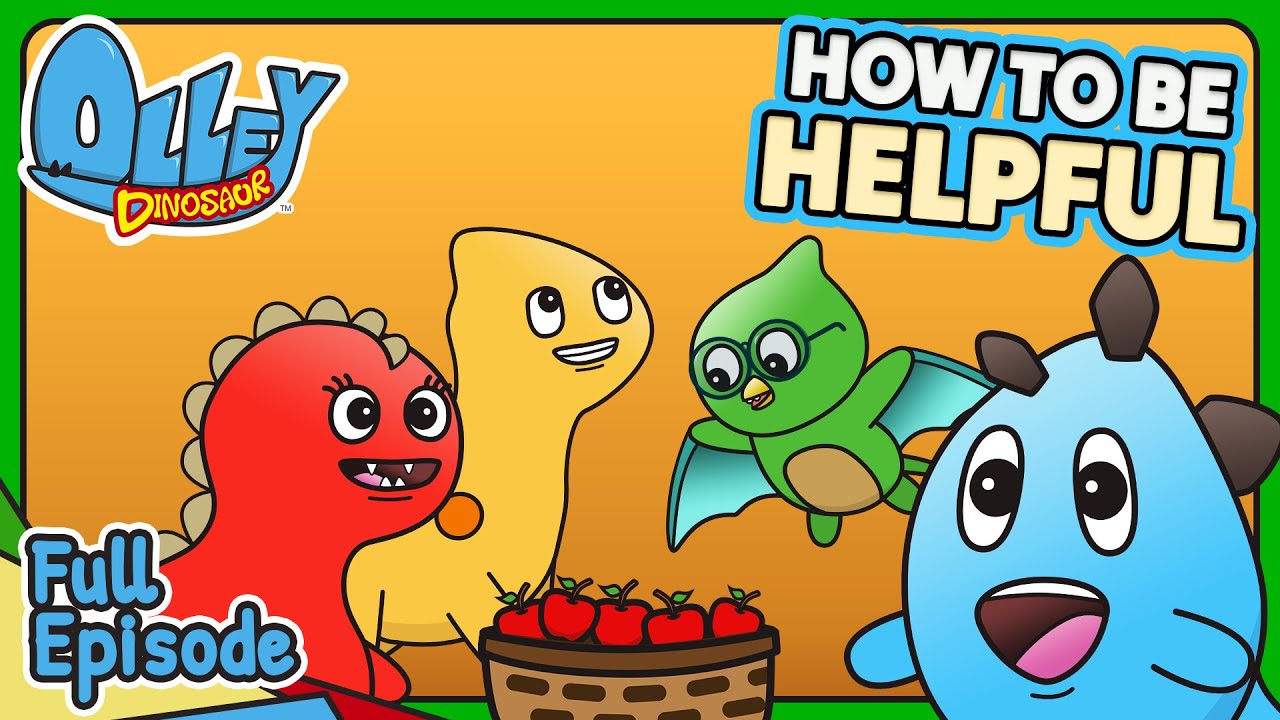 HELPING HAND Learn To Help Others! Olley Dinosaur Learn Sing