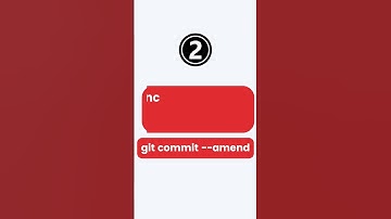 Git amend command usage