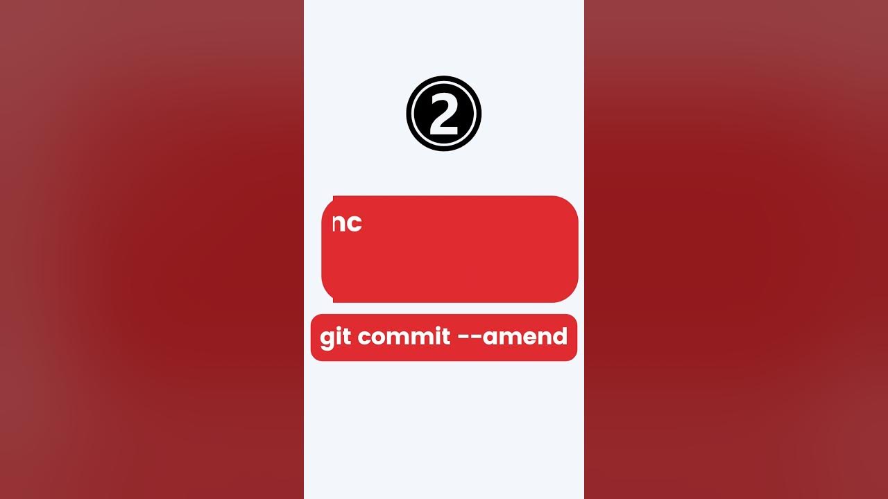 Git Add Git Push Git Commit Amend Command