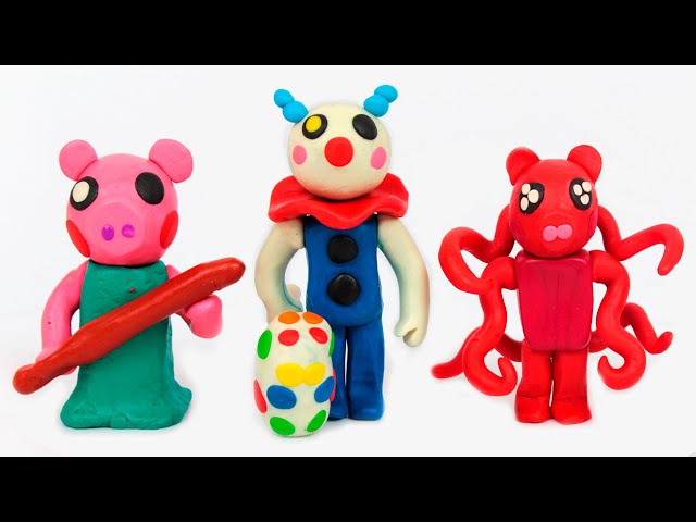 Making all Roblox Piggy Characters ➤ Part 3 ☆ Polymer Clay