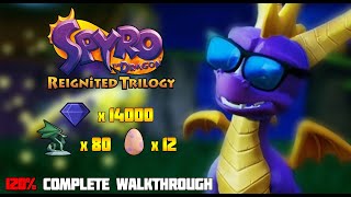 Spyro The Dragon (Reignited) | 120% Complete Walkthrough | GAMEPLAY NO COMMENTARY