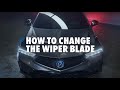 How to set up the Integra’s Wiper Maintenance Mode