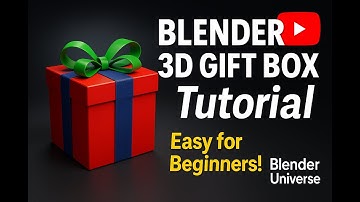 How to Make Gift Boxes in Blender - 3D Animation #BlenderTutorial #CGI #VFX #BlenderUniverse