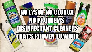 NO LYSOL, NO CLOROX, NO PROBLEMS| OTHERS DISINFECTANT PRODUCTS YOU CAN USE