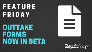 Feature Friday - Outtake Forms are Now in Beta!