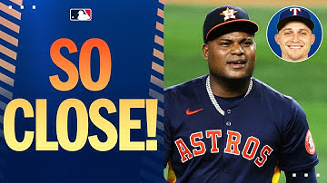 SO CLOSE! Framber Valdez falls 1 out shy of 2nd no-hitter! (Corey Seager HOMERS w/2 outs in the 9th)