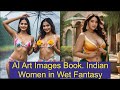 Ai art images book  indian women in wet fantasy