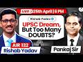 Ask Me Anything with Rishab Yadav AIR 132 | 25th April | 6 PM | StudyIQ IAS