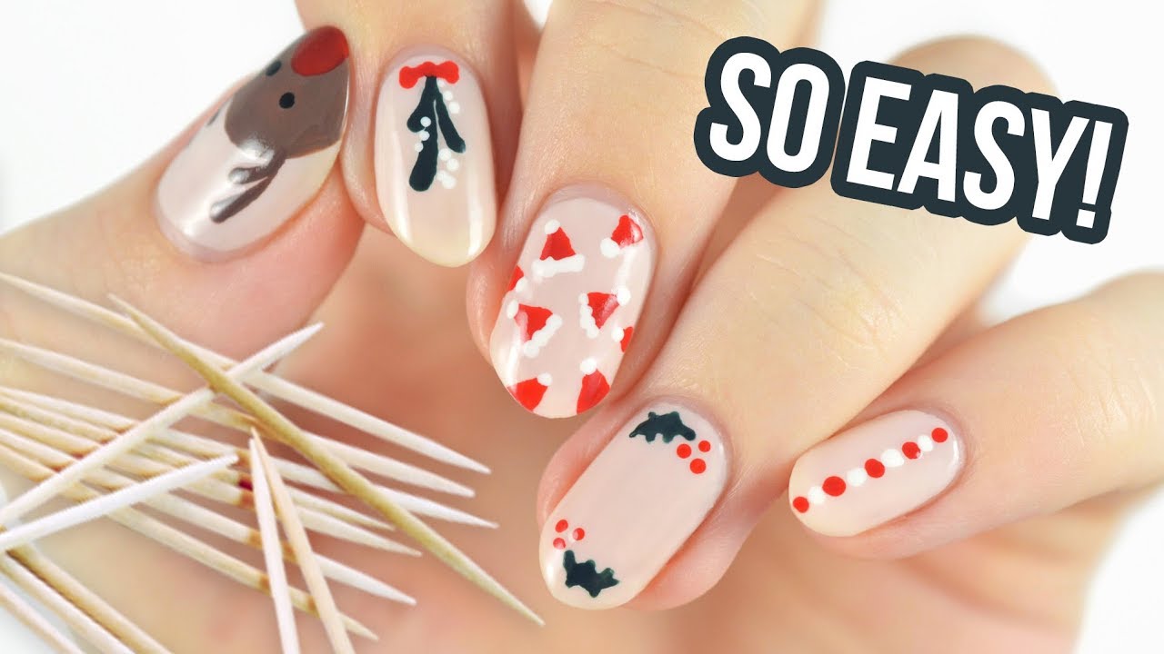 DIY Christmas Nail Art Tutorials on Pinterest - wide 7