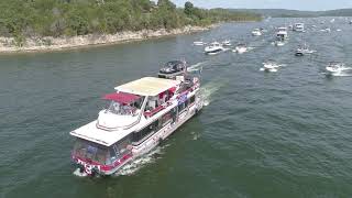 2020 Labor Day Float Parade on Table Rock Lake - Raw Footage w/music