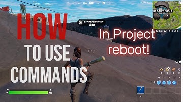 HOW TO USE COMMANDS IN PROJECT REBOOT! [Weapons, Skins, Bot Etc.]