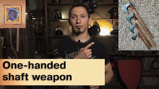 Technical requirements for weapons for professional HMB fighters. One-handed shaft weapon.