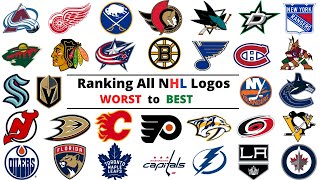Ranking All NHL Logos WORST to BEST!