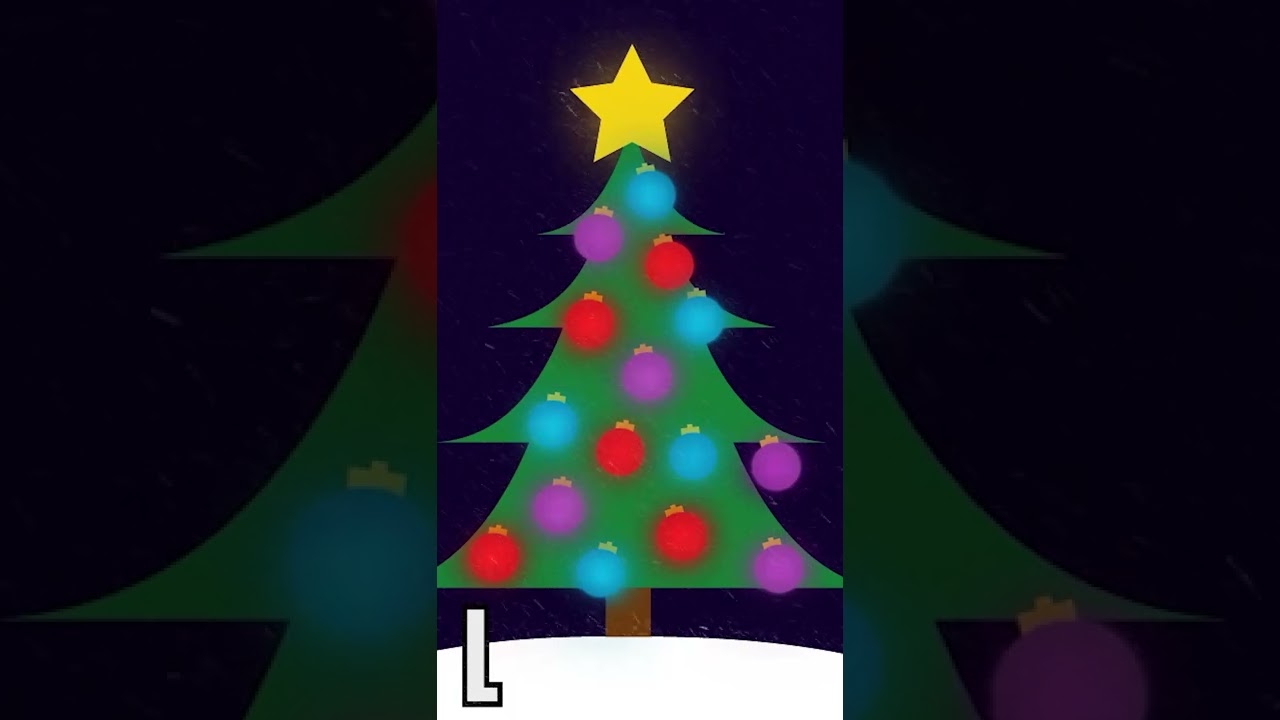 L's Christmas Tree Lights (After Effects Practice)