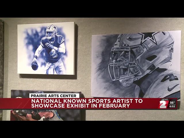Nationally known sports artist Armando Villarreal to be Prairie Arts Center February gallery class=