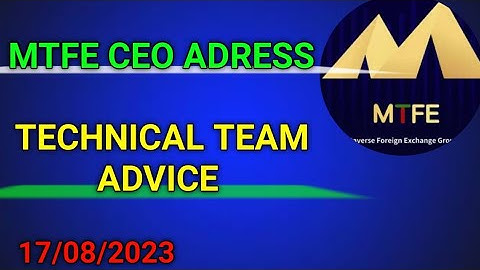 MTFE CEO ADRESS | MTFE LATEST UPDATES | MTFE LATEST NEWS | MTFE WITHDRAWAL UPDATES