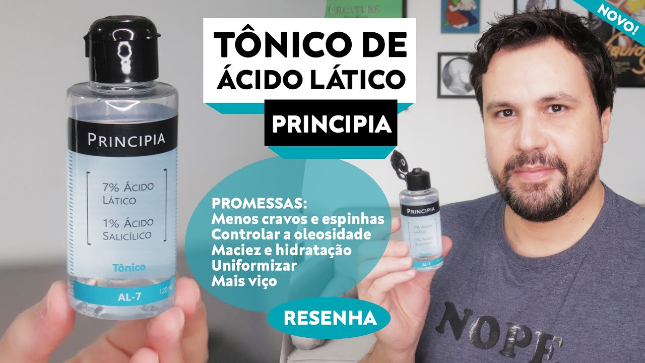 TÔNICO de ÁCIDO LÁTICO PRINCIPIA AL-7 Resenha
