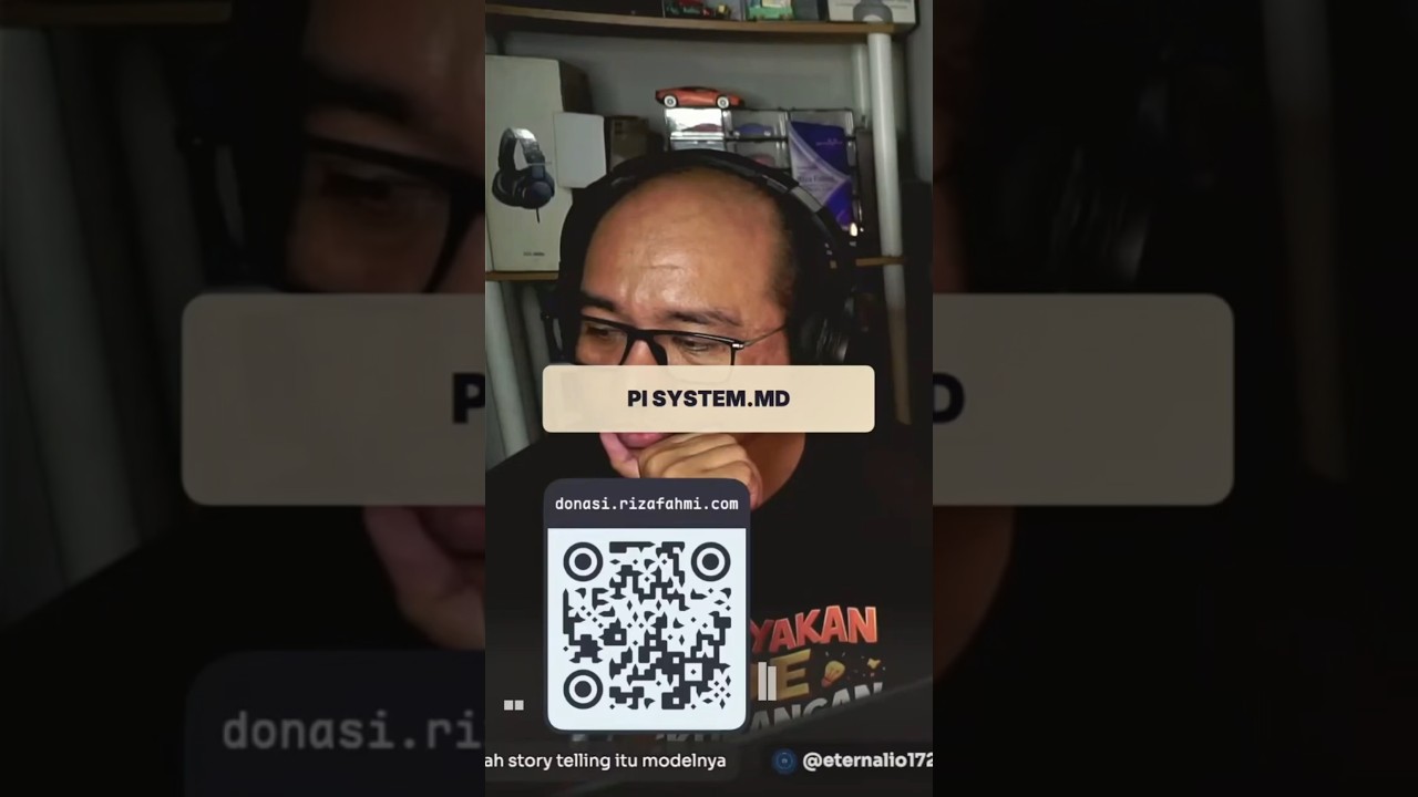 Cuplikan video: PI coding agent sangat fleksibel. Kita bisa mengatur system prompt dengan menambahkan file SYSTEM.md