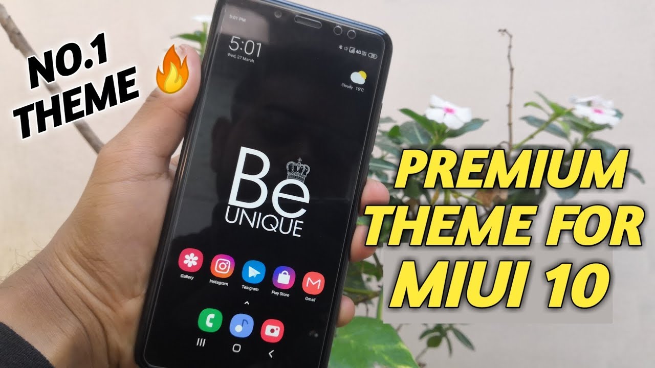 No.1 Premium Theme For MIUI 10 | Ek Baar Try Krna Banta Hai | Ft.Redmi Note 5 Pro