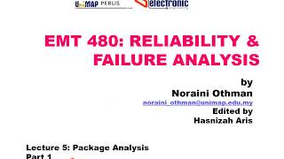 RELIABILITY & FAILURE ANALYSIS (Package Analysis) - Part 1 Profile