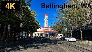 Downtown Bellingham, WA Driving Tour in Summer 2023.