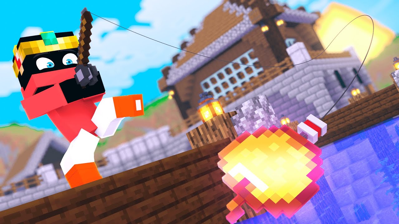 Minecraft, But Fishing Gives OP Items