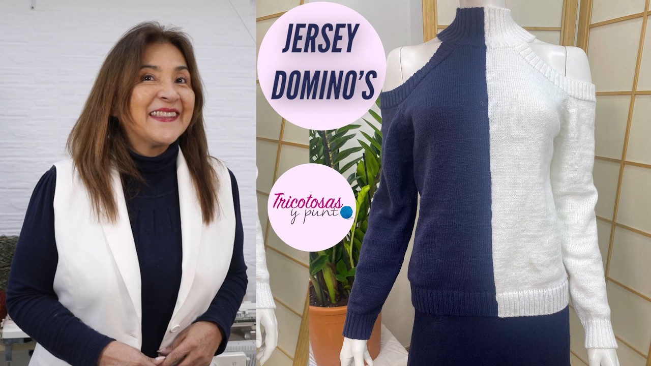 Jersey Domino’s 🧶 | Tejido en tricotosa Silver Reed SK-280