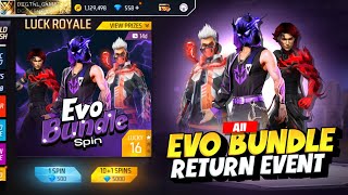 All Evo Bundle Return Event Free Fire | New Event Free Fire Bangladesh Server | Free Fire New Event