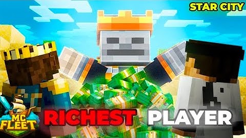 How I Became the 💸RICHEST💸 Player on MC Fleet’s Server! @McFleetDotNet 