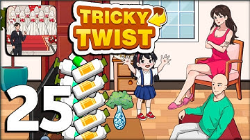 Tricky Twist Level 25 :  Help Them Use Up All The Shampoo Gameplay Walkthrough Solution