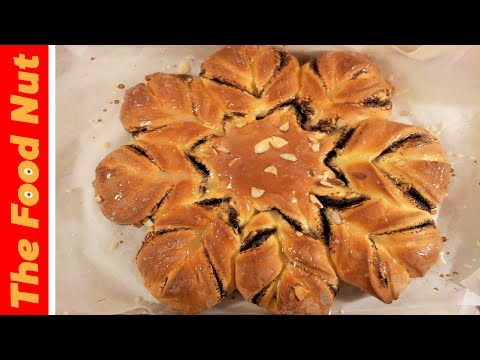 yeast-coffee-cake-with-poppy-seed-filling---easy-homemade-star-bread-recipe