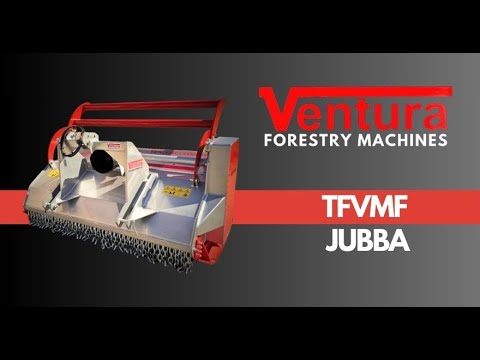Лесной мульчер, измельчитель TFVMF- JUBBA  ( 70-150 л.с, Ø изм. 30 см, заглуб. 9 см), видео 1