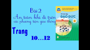 Vở bài tập đạo đức 3 Chân trời | Bài 2 An toàn khi đi trên các phương tiện giao thông - Trang 10,11
