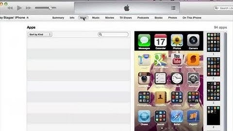 How to Update iPhone Apps Via iTunes : Help With iTunes