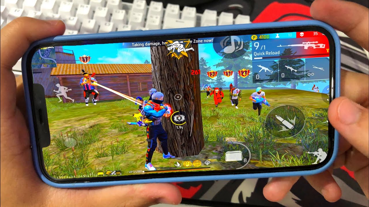 [SHFF] New AWM SOLO VS SQUAD FULL GAMEPLAY 🪂IPHONE 13 FREE FIRE 🔥