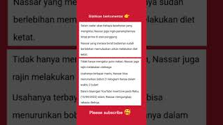 Rahasia Diet Nassar Hempas Obesitas 2 Bulan Turunkan 21kg Pakai Minyak Kelapa ! #shorts