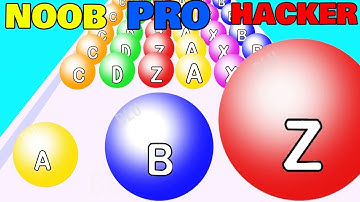 NOOB vs PRO vs HACKER  A-Z Run