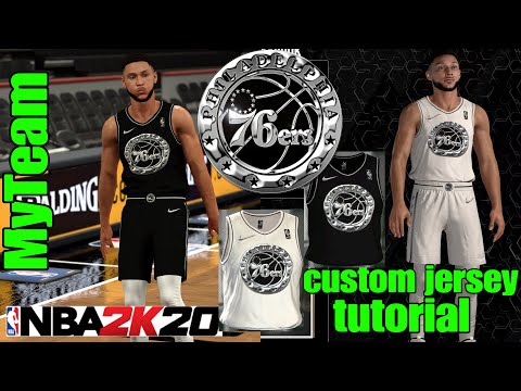 PHILADELPHIA 76ers CUSTOM JERSEY TUTORIAL! CAMO UNIFORM! HOW TO MAKE! NBA  2K22 MyTeam! PHILLY 