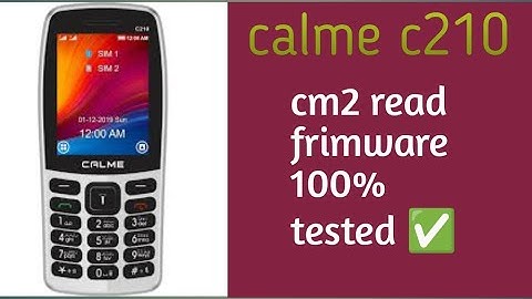 calme c210 flash file // calme c210 cm2 read frimware all error fix ✅