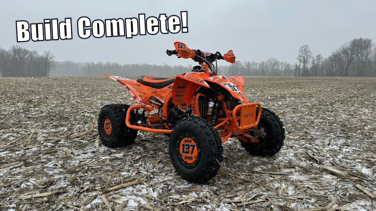 Yamaha YFZ450R XC Build Part 8: Tires, Plastics, & Graphics (It's