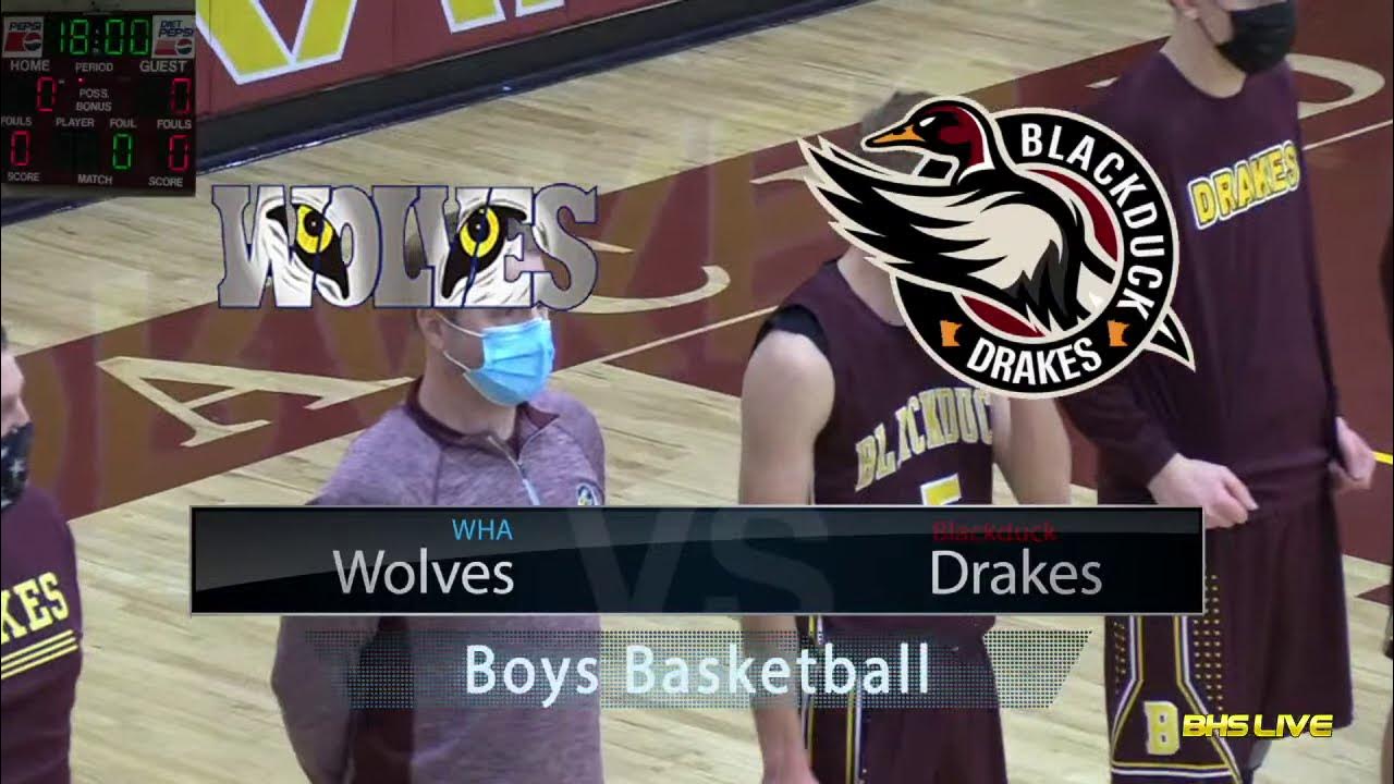 Blackduck Drakes Boys Varsity Basketball vs. WalkerHackensackAkeley 2