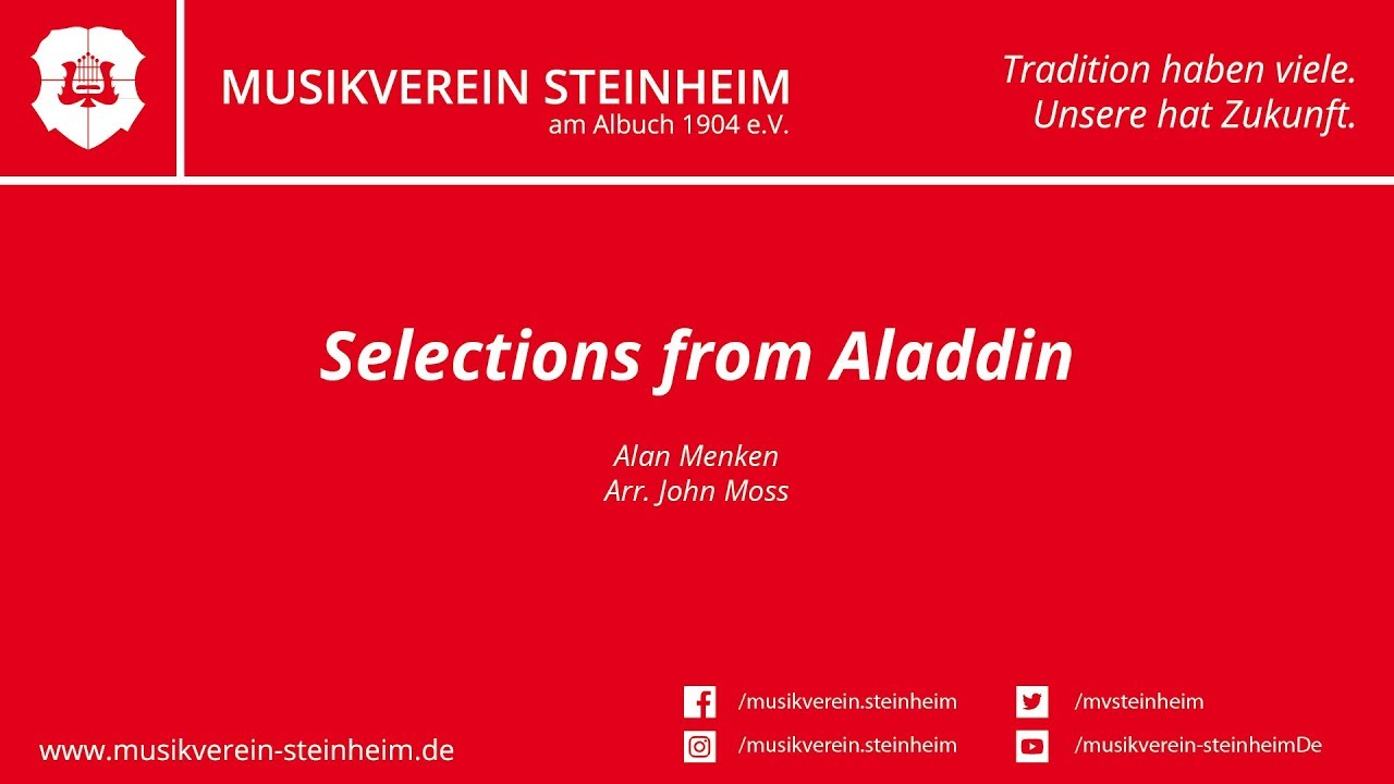 Selections from Aladdin / Alan Menken, Arr. John Moss - YouTube