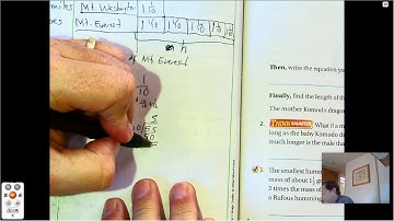 4th grade GO Math-Lesson 8.5 Problem Solving-Comparison Problems with Fractions pages 347-350