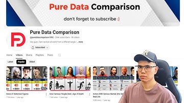 Welcome to Pure Data Comparison - Channel Intro