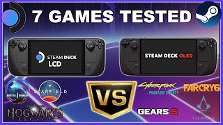 Steam Deck OLED vs Steam Deck LCD - 7 Games Tested & Compared