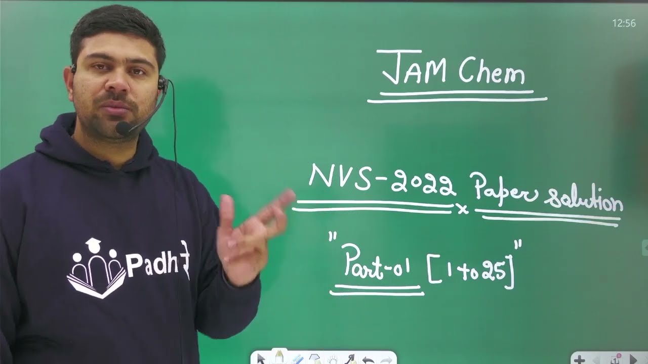 NVS PGT Chemistry Paper Solution 2022 Part-01 NVS Question Paper pgt chemistry